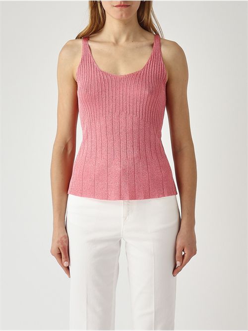 Top in maglia con lurex TWINSET | TP3041/13360